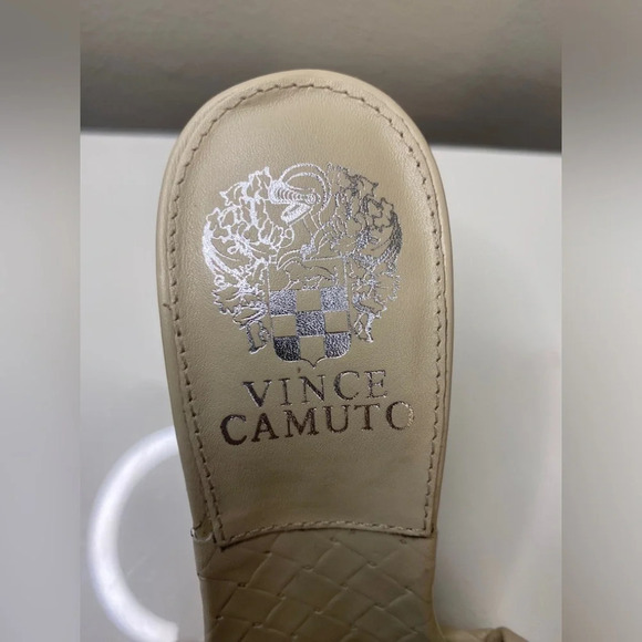 Vince Camuto Brelanie Heeled Mules // Bone - Picture 7 of 8